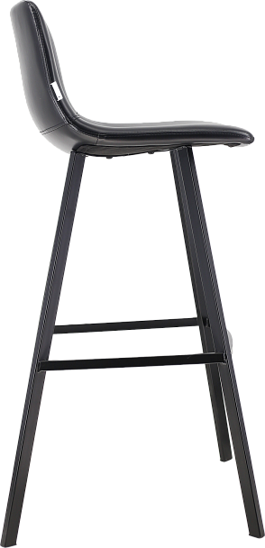 Стул барный Everprof Signal Экокожа Черный - Вид 3