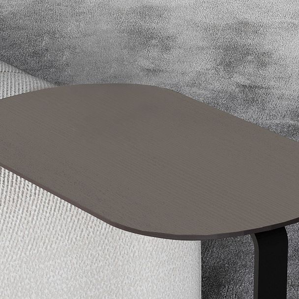 Журнальный столик приставной Side пластик ясень какао - Вид 5