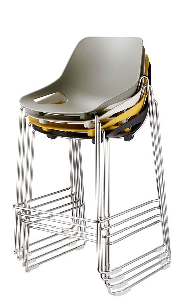 Стул Q5 (пруток, барный), желтый - Вид 8