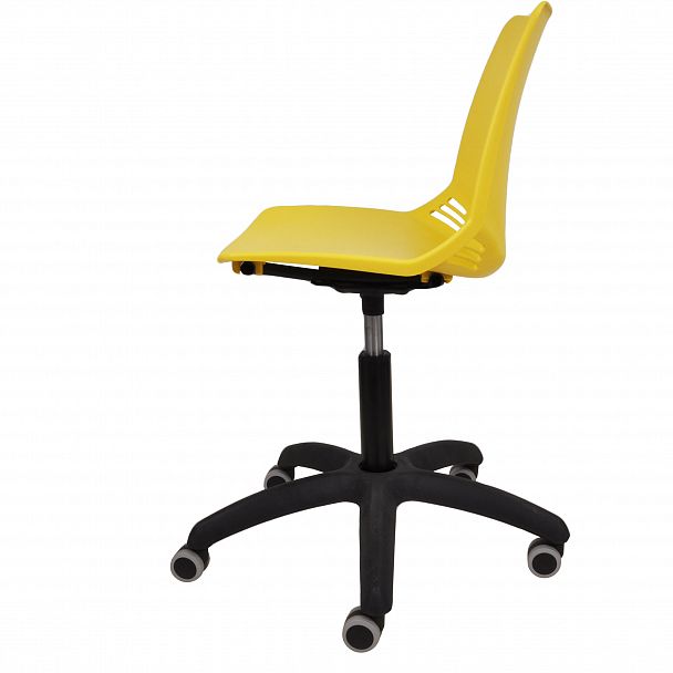 Кресло "Race SW КРЕСЛО на черной Крестовине Somalia",  желтый - Вид 4