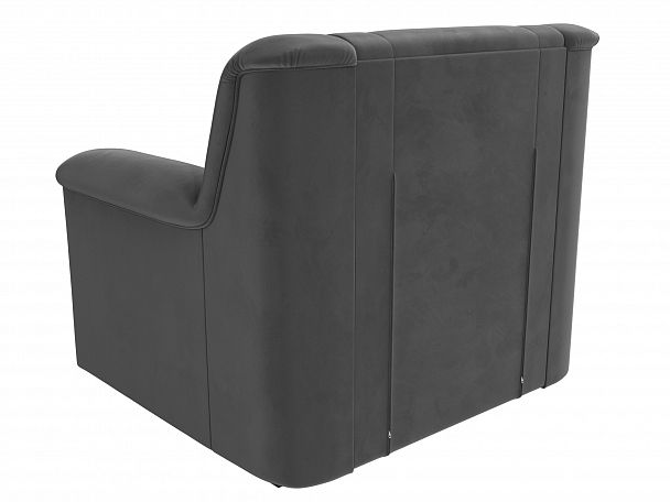 Кресло Карелия (полностью велюр серый) - Вид 6