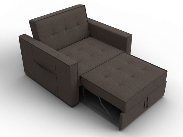 Кресло-кровать Лига-104 (80) Рогожка коричневый - Вид 7