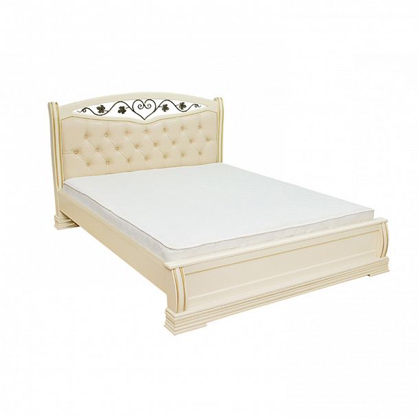 Кровать "Сиена с ковкой 140" сосна - Вид 1