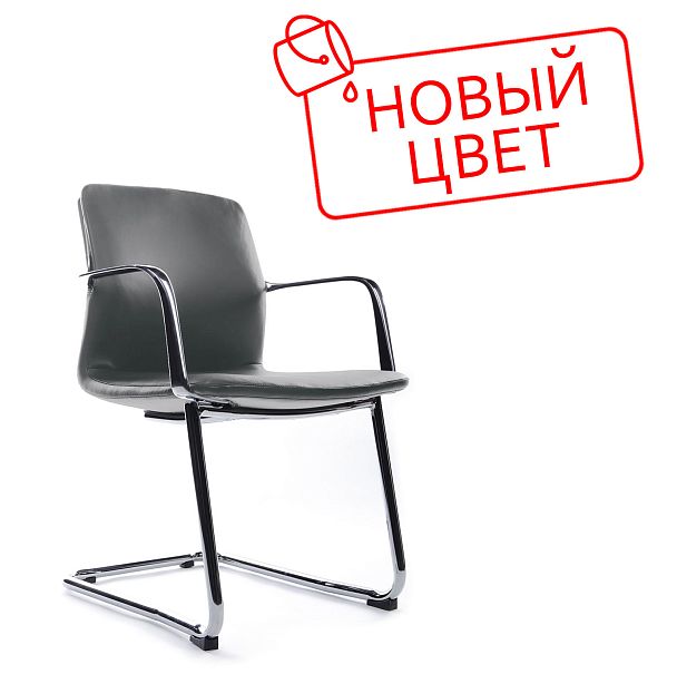 Кресло Plaza-SF FK004-С11 Антрацит (1A MB917) натуральная кожа 58*58*82 - Вид 2