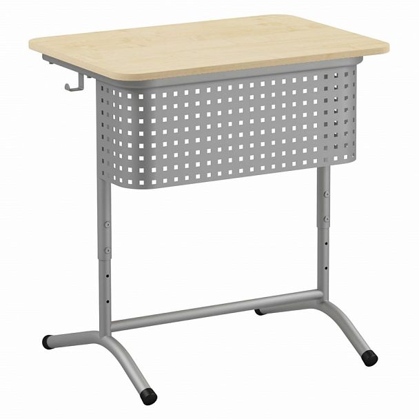 Стол ученический "103 РДП" 1-местный рег., закругл. углы, "Дуга" гр 4-6. - Вид 1