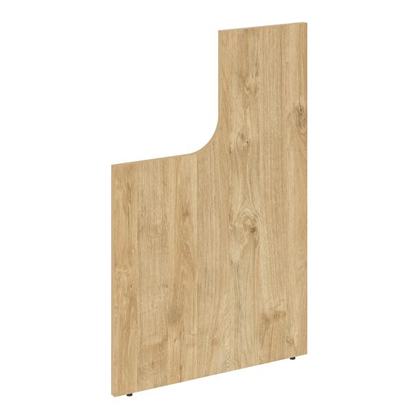 Onix Стойка (боковина) завершающая высокая с вырезом левая O.R-SVV (L) Тиквуд светлый 25*766*1187 - Вид 1