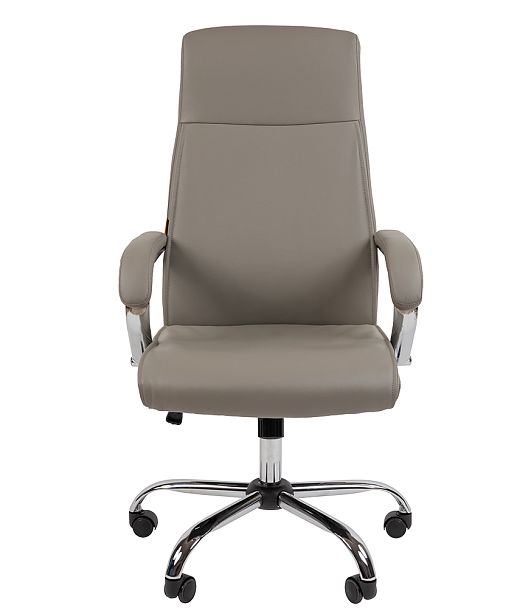 Кресло CHAIRMAN CH425, экокожа, серый - Вид 3
