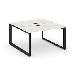 Style Project Next Рабочая станция двухсторонняя SN-59O.DRS-001 Дуб Наварра/Металл Черный/Черный Заглушка 980*1232*750 - Фото предпросмотра