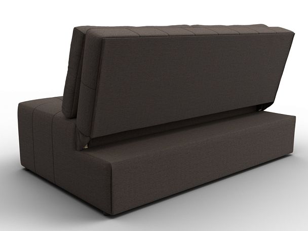 Диван прямой Лига-107 (140) Рогожка коричневый - Вид 5