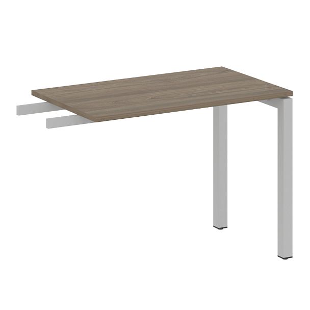 Metal System Quattro Приставной элемент на П-образном м/к 50БП.ПР-3 Вяз/Серый металл 1000*600*750 - Вид 1