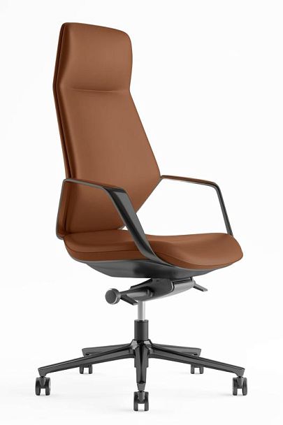 Кресло Davos STAR-CL-H Светло-коричневый/Металл Черный - Вид 1