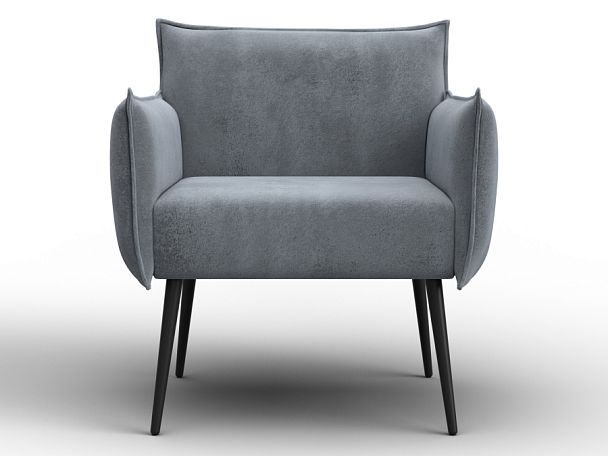 Кресло Лига-083 Велюр серый - Вид 2