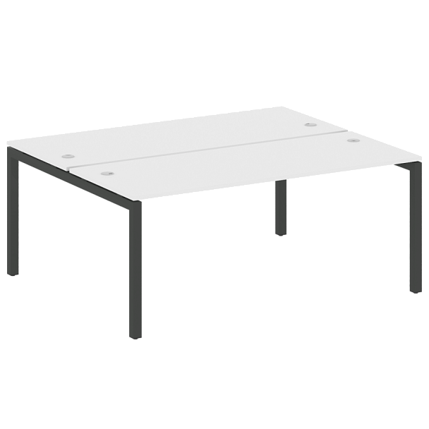 Metal System Quattro Р. ст. на П-образном м/к 50БП.РАС-СП-2.5 Белый/Антрацит металл 1800*1475*750 - Вид 1