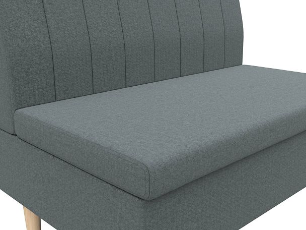 Диван прямой Мини Рогожка серый - Вид 3
