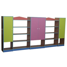 Шкаф-стенка для пособий - Фото предпросмотра