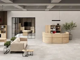 UNITY РРП10-9-9-DS Угловой блок ресепшн 90-90 900х900х1150 - Фото предпросмотра