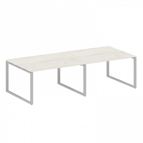 Стол для переговоров "Metal System" БО.ПРГ-2.3 дуб наварра/серый - Вид 1