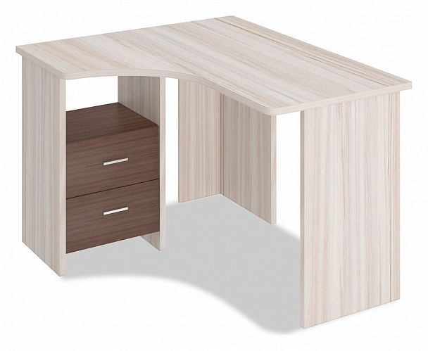 Стол письменный Домино Лайт СКЛ-Угл 120 Карамель/Шамони левый - Вид 1