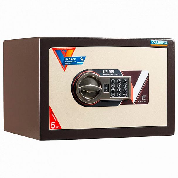 Сейф взломостойкий 1 класс VALBERG "Карат-30 EL new", 300х440х380 мм, 65 кг, электронный замок, S10499103440 - Вид 1