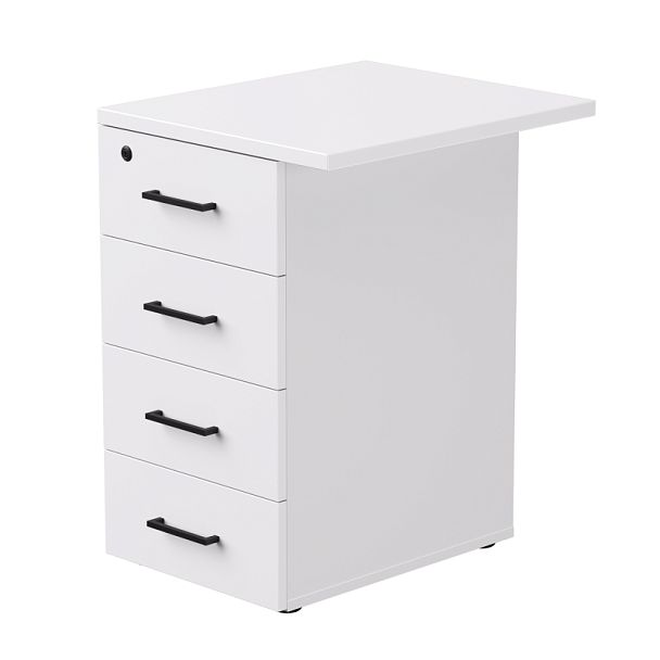 Тумба приставная Everprof EVO с топом 510х600x755 Белый - Вид 1