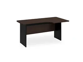 БЕРЛИН / BERLIN Угловое рабочее место правое 1600х950х740 Венге/Черный - Фото предпросмотра