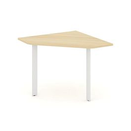 Style Project Next Угловой элемент переговорного стола SN-59.UPRG-001 Акация Лорка/Металл Белый 980*980*750 - Фото предпросмотра