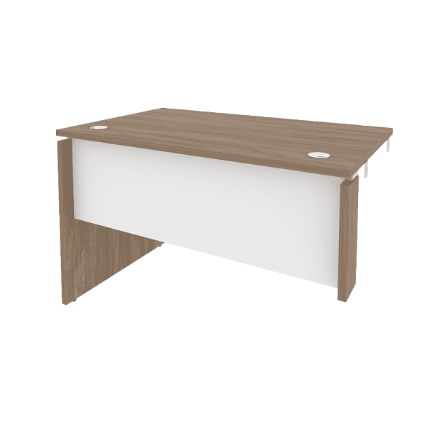 Onix Стол-приставка левый к опорным элементам O.SPR-2.7 (L) Дуб аризона/Белый бриллиант 1180*720*750 - Вид 1