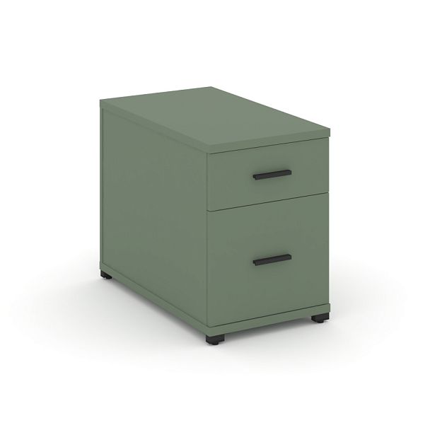 Concept Тумба опорная/приставная 1 ящ.+1 распаш. фасад CN.TGO-004 B Кобо/Металл Черный 420*720*583 - Вид 1