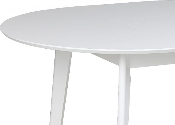 Стол деревянный круглый раскладной Норден D100 Белый - Вид 8