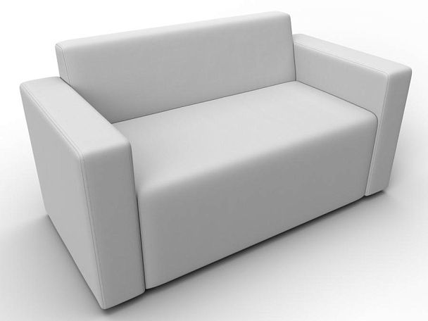 Диван прямой Лига-093 Экокожа белый - Вид 6