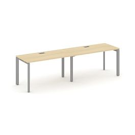 Style Project Next Рабочая станция односторонняя SN-59P.ORS-002 Акация Лорка/Металл Серый/Серебро Заглушка 2360*600*750 - Фото предпросмотра