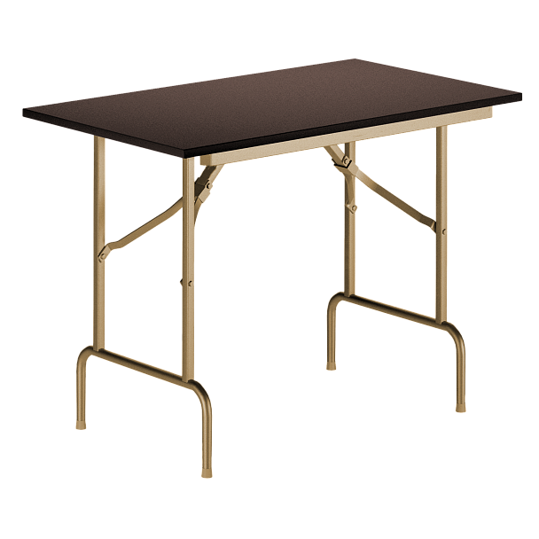 Стол Лидер 1, 1200x600, венге, шампань, кромка ПВХ, без отбойников - Вид 2