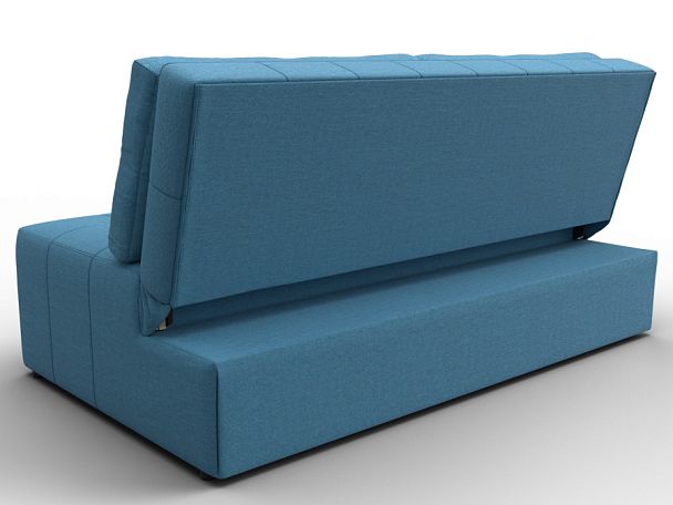 Диван прямой Лига-107 (160) Рогожка голубой - Вид 5