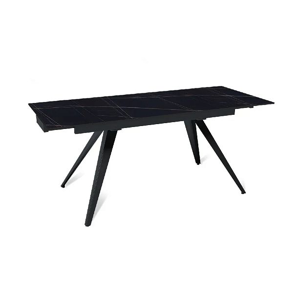 Стол раскладной Asti (120+30+30), керамика матовая Black Gold - Вид 6