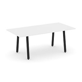 Style Project Direct Direct Стол переговорный SN-6A.SPRG-198.3 Белый/Металл Черный 1980*980*750 - Фото предпросмотра
