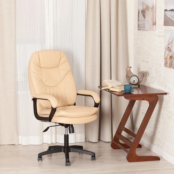 Кресло Комфорт Лт/Comfort Lt (22), кож/зам, бежевый - Вид 16