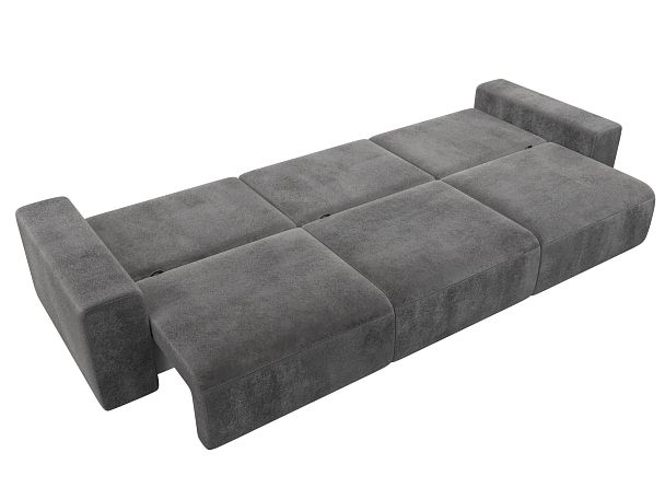 Диван прямой Лига-036 НПБ Классик Лонг Велюр серый - Вид 10