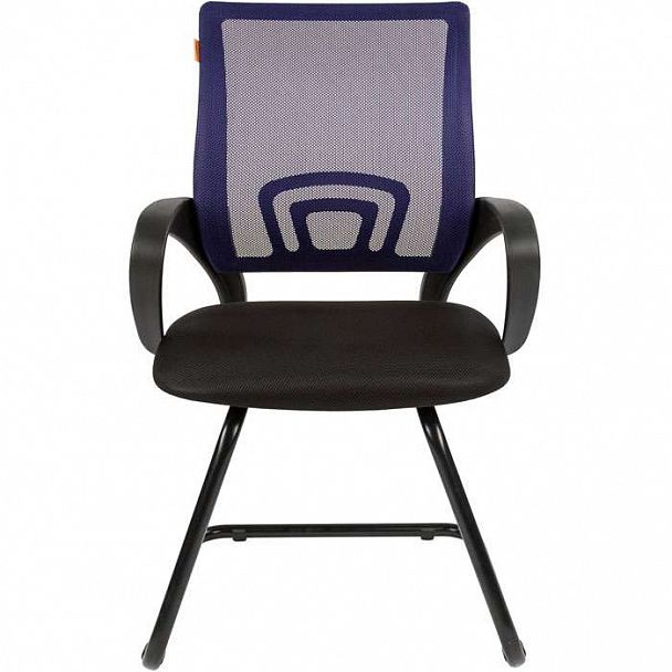 Кресло CHAIRMAN 696V, ткань TW/сетчатый акрил, синий - Вид 2
