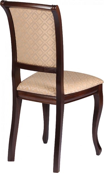 Комплект деревянных стульев с мягким сиденьем Арктос Темный орех/Бежевый жаккард, 4 шт. - Вид 4