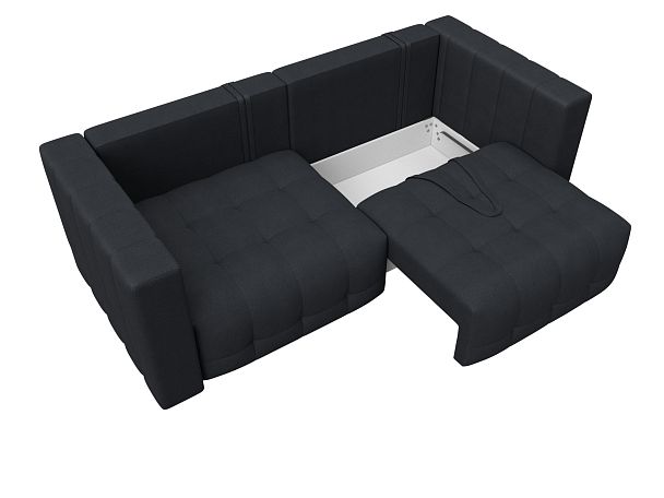 Диван прямой Лига-052 НПБ Замша серый - Вид 7