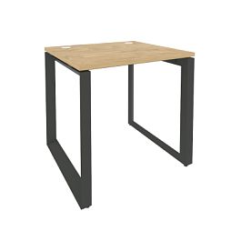 Onix Стол рабочий на О-образном м/к O.MO-SP-0.7 Тиквуд светлый/Антрацит металл 780*720*750 - Фото предпросмотра