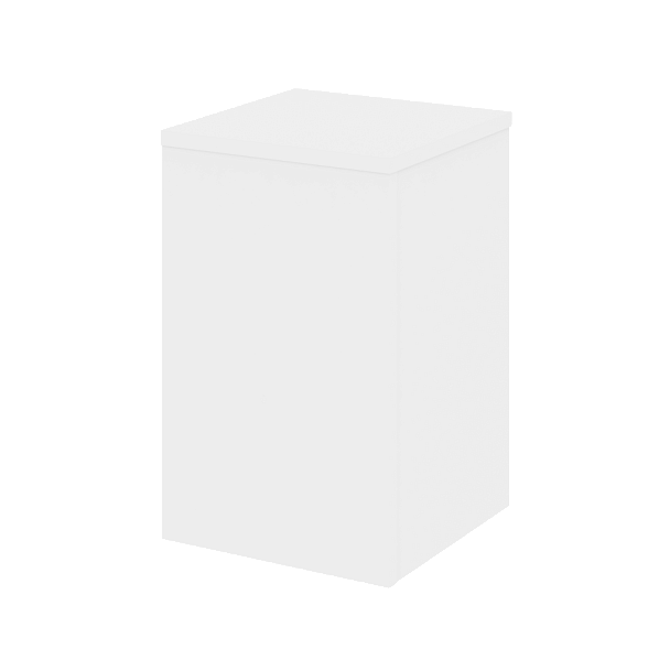 Onix Накладка угловая высокая внешняя левая O.R-NU.V.VNE (L) Белый бриллиант 432*432*674 - Вид 1