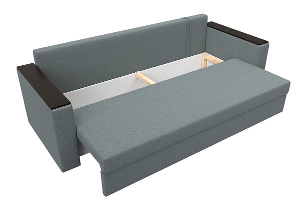 Диван прямой Атланта Лайт без стола Рогожка серый - Вид 7