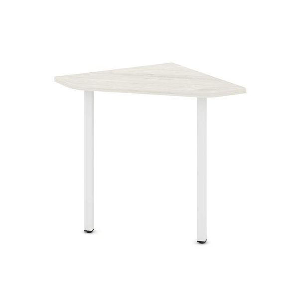 Стайл Проджект Угловой элемент стола SN-4.USP-001 Дуб Наварра/Металл Белый 600*600*750 - Вид 1