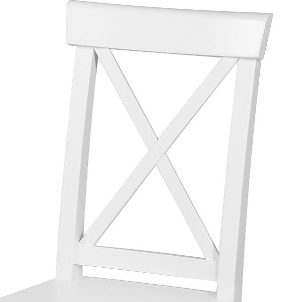 Комплект деревянных стульев с жестким сиденьем Бергольф Белый, 3 шт. - Вид 6