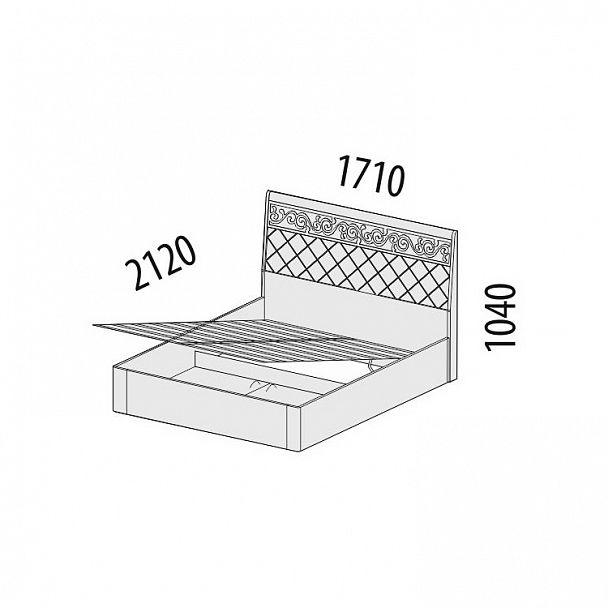 Кровать "Тиффани" 93.21 - Вид 2
