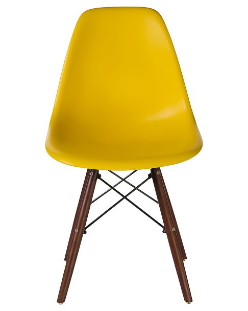 Стул обеденный LMZL-PP623 (ножки тёмный бук, цвет сиденья жёлтый) - Вид 6