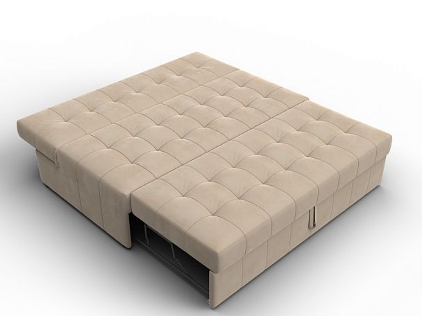 Диван прямой Лига-107 (160) Велюр бежевый - Вид 8