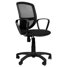 Кресло офисное Betta, ткань, черное C11 - Фото предпросмотра