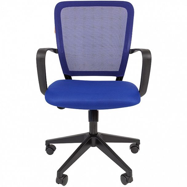 Кресло CHAIRMAN 698, ткань TW/сетчатый акрил, синий - Вид 2